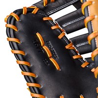 Wilson A2000 1677 12.5in 1st Base Baseball Glove, Black/Tan