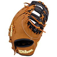 Wilson A2000 1677 12.5in 1st Base Baseball Glove, Black/Tan