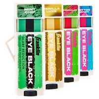 Franklin Premium Eye Black 4-Pack, Red/White/Blue