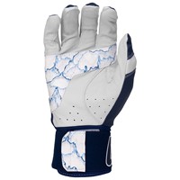 Marucci Adult Blacksmith Tactical Full Wrap Batting Gloves, Navy/White