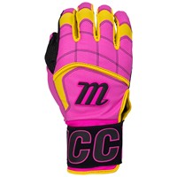Marucci Adult Blacksmith Tactical Full Wrap Batting Gloves, Pink