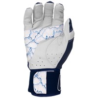 Marucci Youth Blacksmith Tactical Full Wrap Batting Gloves, Blue/White
