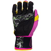 Marucci Youth Blacksmith Tactical Full Wrap Batting Gloves, Pink