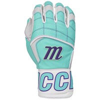 Marucci Youth Blacksmith Tactical Full Wrap Batting Gloves, Light Green