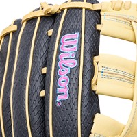 Wilson A1000 1750 SuperSkin 12.5in Baseball Glove, Blonde/Black