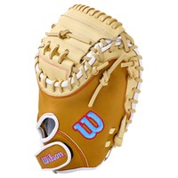 Wilson A1000 PF33 33IN Baseball Catchers Glove, Tan/White