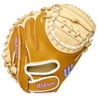 Wilson A1000 PF33 33IN Baseball Catchers Glove, Tan/White