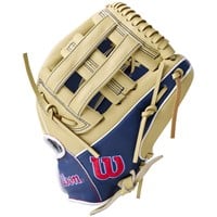 Wilson A900 Pedroia Fit 12in Baseball Glove, Navy/Blonde