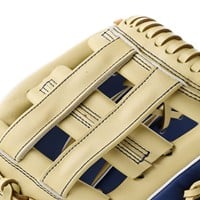 Wilson A900 Pedroia Fit 12in Baseball Glove, Navy/Blonde