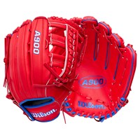 Wilson A900 Pedroia Fit 12.25in Baseball Glove, Red/Royal