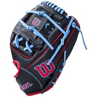 Wilson A700 11.5in Baseball Glove, Black/Red