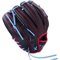 Wilson A700 11.5in Baseball Glove, Black/Red