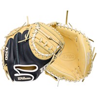 Wilson A700 32.5in Baseball Catchers Glove, Blonde/Black