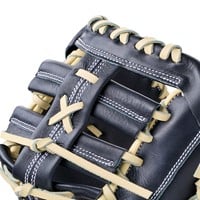 Wilson A700 12in 1st Base Baseball Glove, Black/Blonde