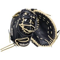 Wilson A700 12in 1st Base Baseball Glove, Black/Blonde