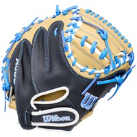 Wilson Youth A500 32in Baseball Catchers Glove, Blonde/Black