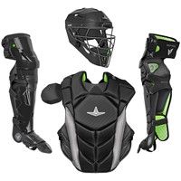 All Star Adult MVP-Pro LT Catchers Set, Black/Gold