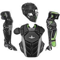 All Star Adult MVP-Pro LT Catchers Set, Black/Charcoal