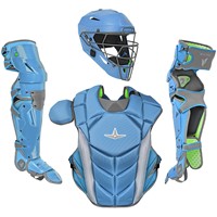 All Star Adult MVP-Pro LT Catchers Set, Blue/Grey
