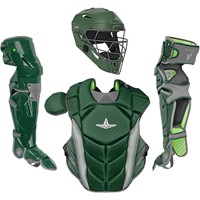 All Star Adult MVP-Pro LT Catchers Set, Dark Green/Grey
