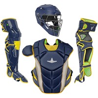All Star Adult MVP-Pro LT Catchers Set, Navy/Gold