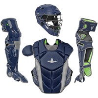 All Star Adult MVP-Pro LT Catchers Set, Navy/Charcoal
