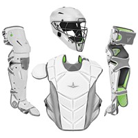 All Star Adult MVP-Pro LT Catchers Set, White/Charcoal