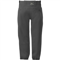 Mizuno Women's Select Belted Fastpitch Softball Pants, Charcoal