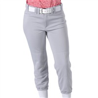 Mizuno Women's Select Belted Fastpitch Softball Pants, Charcoal