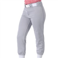 Mizuno Women's Select Belted Fastpitch Softball Pants, Charcoal