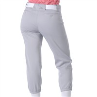 Mizuno Women's Select Belted Fastpitch Softball Pants, Charcoal
