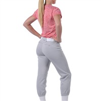 Mizuno Women's Select Belted Fastpitch Softball Pants, Charcoal