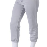 Mizuno Women's Select Belted Fastpitch Softball Pants, Charcoal