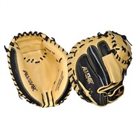 All Star Pro Elite CM3000 Series 33.5in Catcher's Mitt, Tan/Black