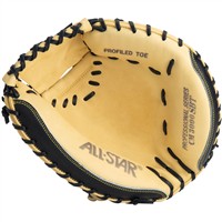 All Star Pro Elite CM3000 Series 33.5in Catcher's Mitt, Tan/Black
