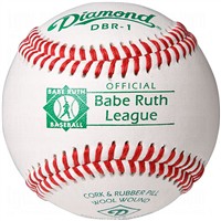 Diamond DBR-1 Babe Ruth League Leather Baseballs, cfli