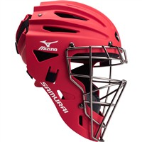 Mizuno Samurai G4 Catcher's Helmets, Red