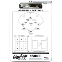 Rawlings System-17 Coaches Clipboard, White/Black