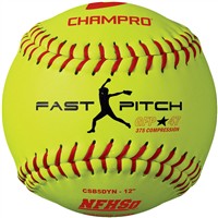 Champro NFHS Game Fast Pitch Softballs, 1-z-v