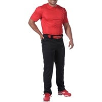 Champro Men's MVP Open Bottom Baseball Pant, Black