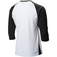 Champro Men's DRI-GEAR 3/4 Sleeve Complete Game Baseball T-Shirt, Black