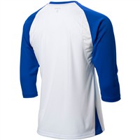 Champro Men's DRI-GEAR 3/4 Sleeve Complete Game Baseball T-Shirt, Royal