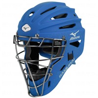 Mizuno Women's Samurai Fastpitch Catcher's Helmet, Royal