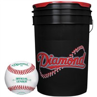 Diamond DBX Official League Duracover 30-Ball Baseball Bucket, 1-z