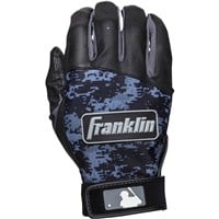 Franklin Adult Digitek Batting Gloves, Black/Black