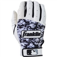 Franklin Adult Digitek Batting Gloves, White/Navy