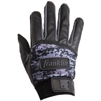 Franklin Youth Digitek Batting Gloves, Black/Black
