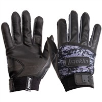 Franklin Youth Digitek Batting Gloves, Black/Black