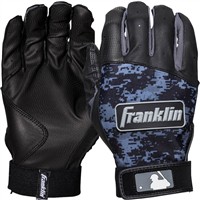 Franklin Youth Digitek Batting Gloves, Black/Black