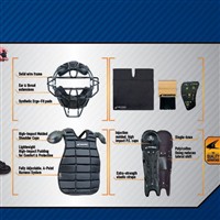 Champro Starter Umpire Kit, Black